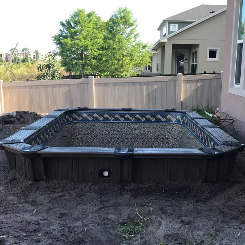 Wooden Pools Florida Above Ground, Rectangle Above Ground Pool 8 X 12